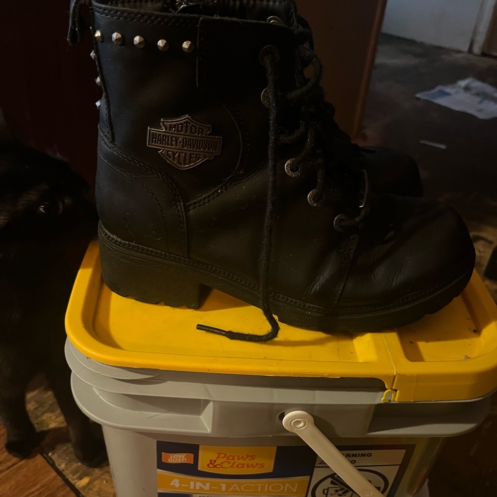 Harley-Davidson Black Leather Footwear